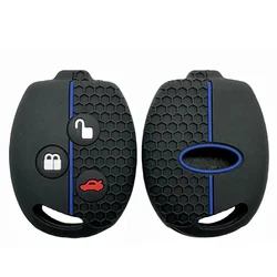 Premium Silicone Car Key Case for Ford Vehicles (Blue)
