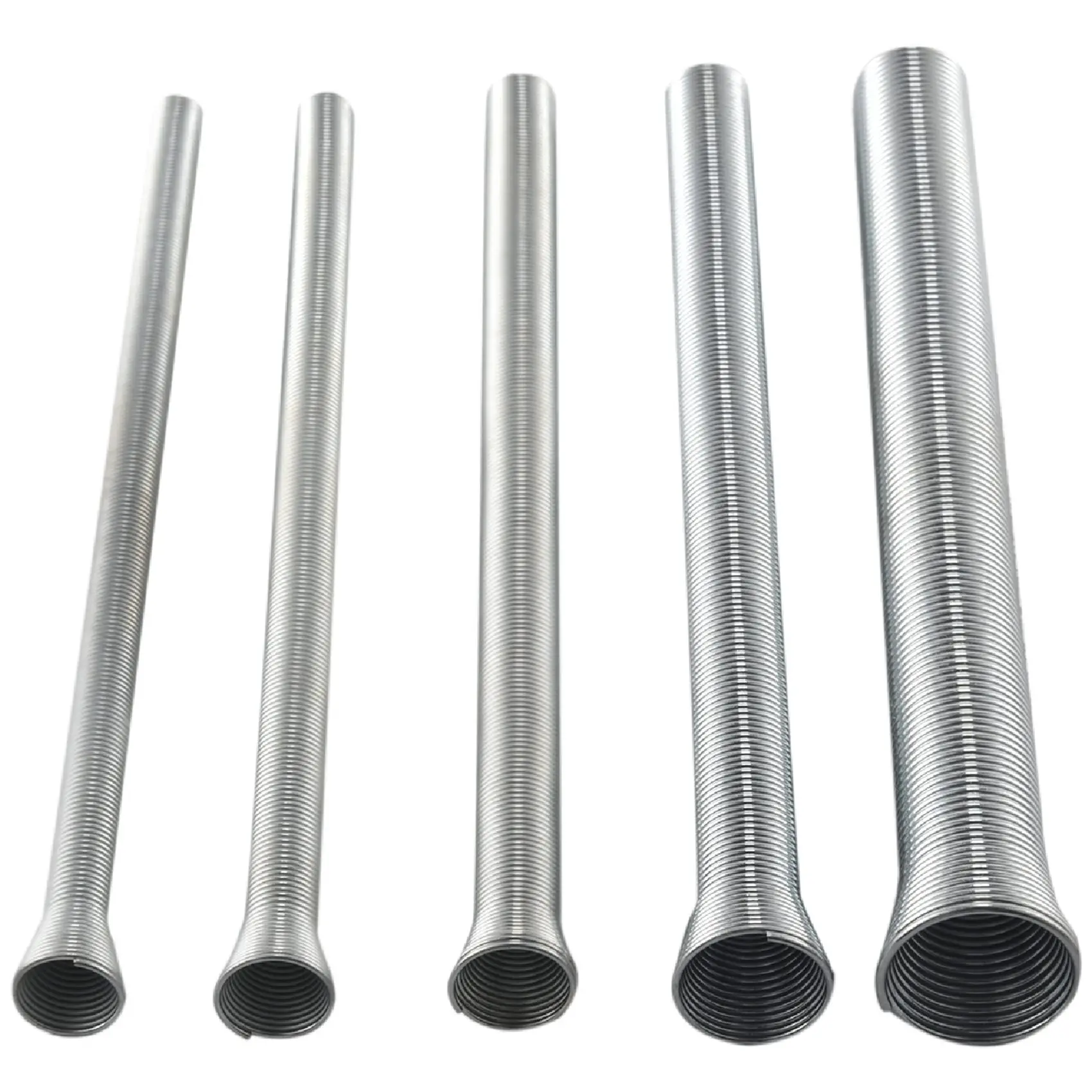 

5pcs Spring Tube Bender 210mm Tension Spring Pipe Bender 1/4inch-5/8inch Spring Steel For Copper Aluminium Tube Bending Hand