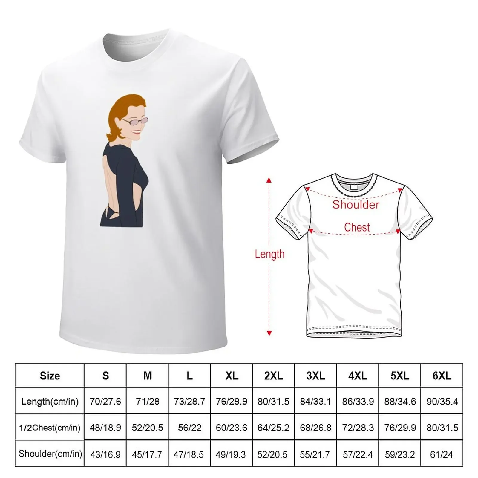 GILLIAN ANDERSON - 2001 Thong Dress T-Shirt plus size t shirts plus size tops mens graphic t-shirts funny