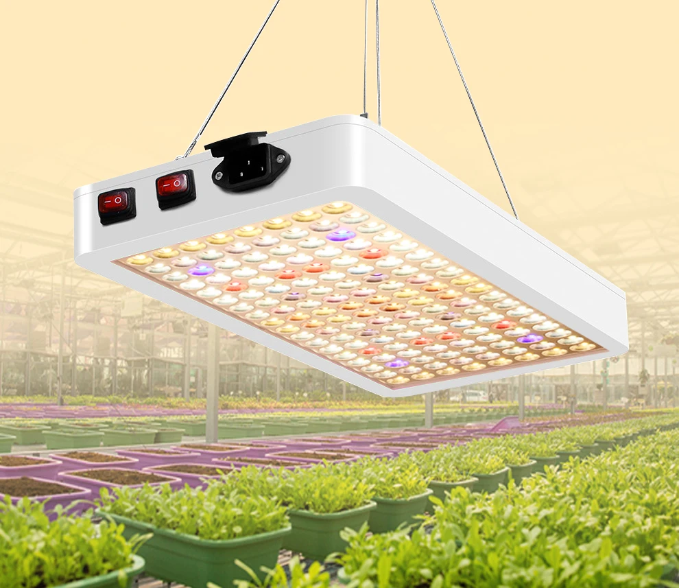 Description Picture 2 of item45W 90W Full Spectrum LED Grow Light UV&IR Chips Growing Lamps with Veg Bloom Double Switch For Indoor Plants Flower Seedling