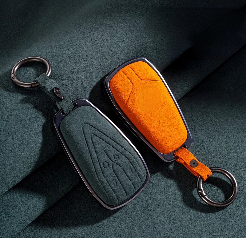 

Suitable For Chang An CS75plus CS35plusCS 55plus UNI-T UNI-K UNI-V Oushan X5 X7 Zinc Alloy + Suede Car Remote Key Case Cover