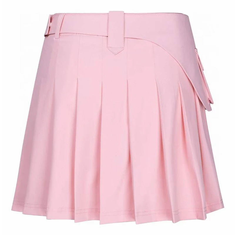 Women's Golf Clothing Summer New Outdoor Sports Shorts Lining Skirt Solid Color Casual Versatile Breathable Pleated Short Skirt