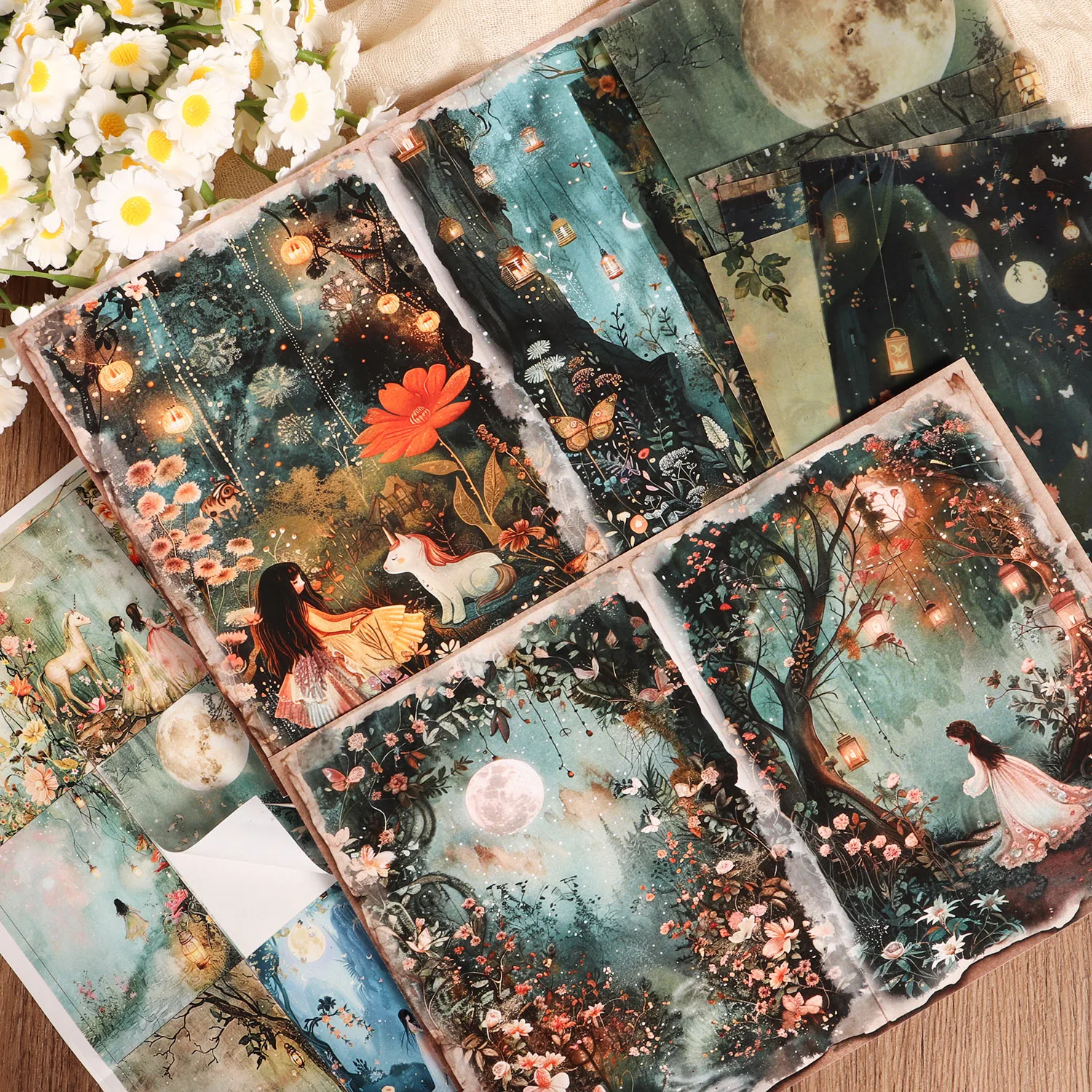 Fantasy Forest Scrapbook Paper Set 6