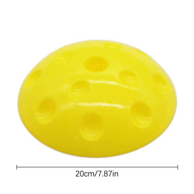 20cm Yoga Ball PVC Inflatable Massage Point Half Fit Ball Balance Trainer Stabilizer GYM Pilates Fitness Balancing Massage yoga ball