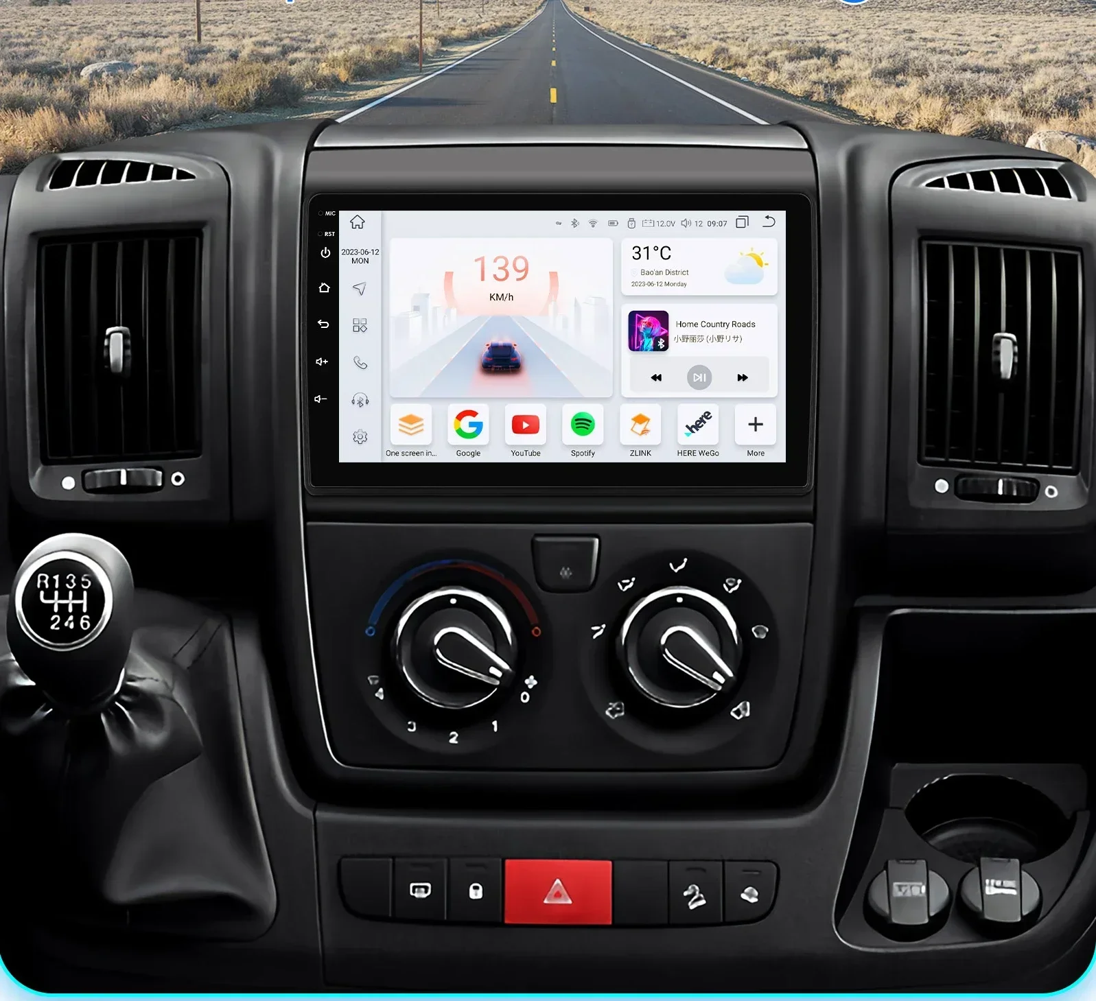 Autoradio Android 12 Für FIAT Ducato/Für Peugeot Boxer/Für Citroen