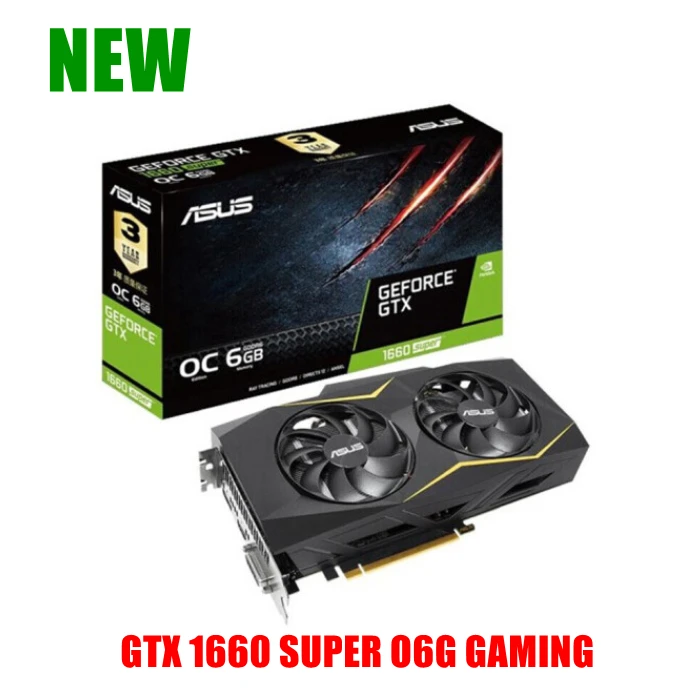 ASUS TUF GTX 1660 TI 6GB GAMING Video Cards GPU Graphic Card NEW GTX 1660 Super 1660TI best graphics card for gaming pc Graphics Cards