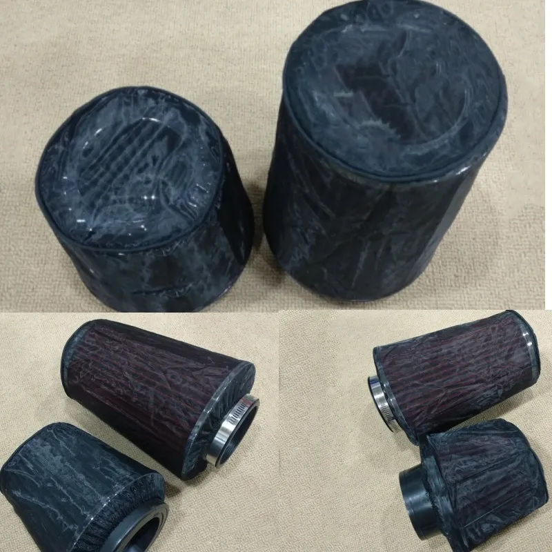 Car Air Filter Protective Cover Waterproof Oilproof Dustproof For Cylindrical High Flow Air Intake Filters