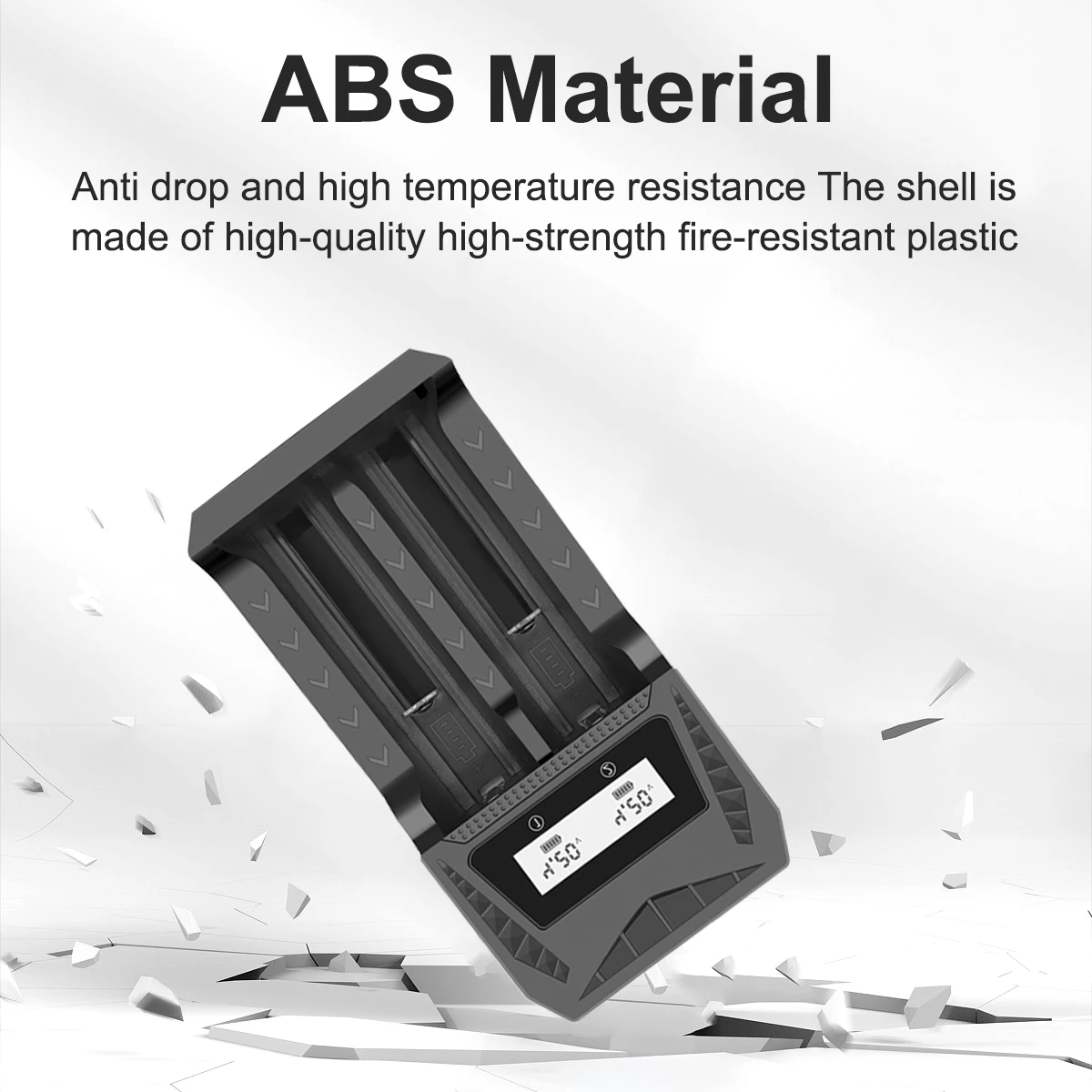 Battery Charger 18650 Battery Charger Smart Lithium Battery Charger or 3.7V Rechargeable Batteries For 18650 26650 21700 16340 14500 18500 18350