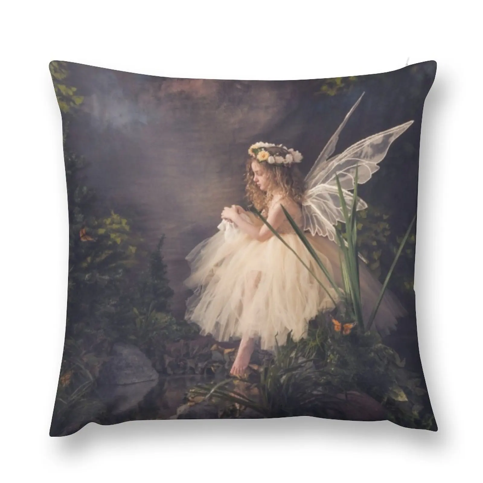 

Fairy Throw Pillow ornamental pillows christmas supplies