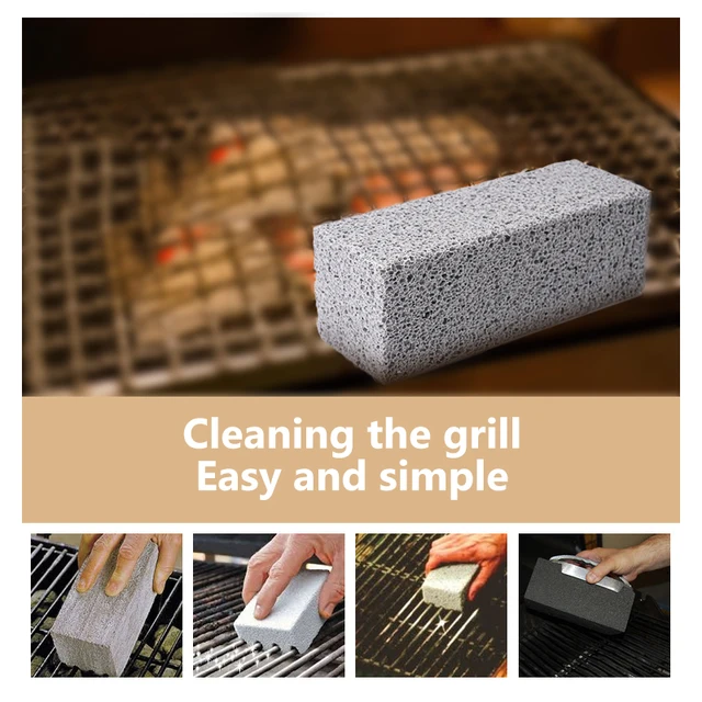 1/2Db Bbq Állványtisztítás Tégla Blokk Grillezés Kő Tisztító Állványok Foltok Zsír -Tisztító Tools Konyha Díszítik A Készülékeket - Image 2