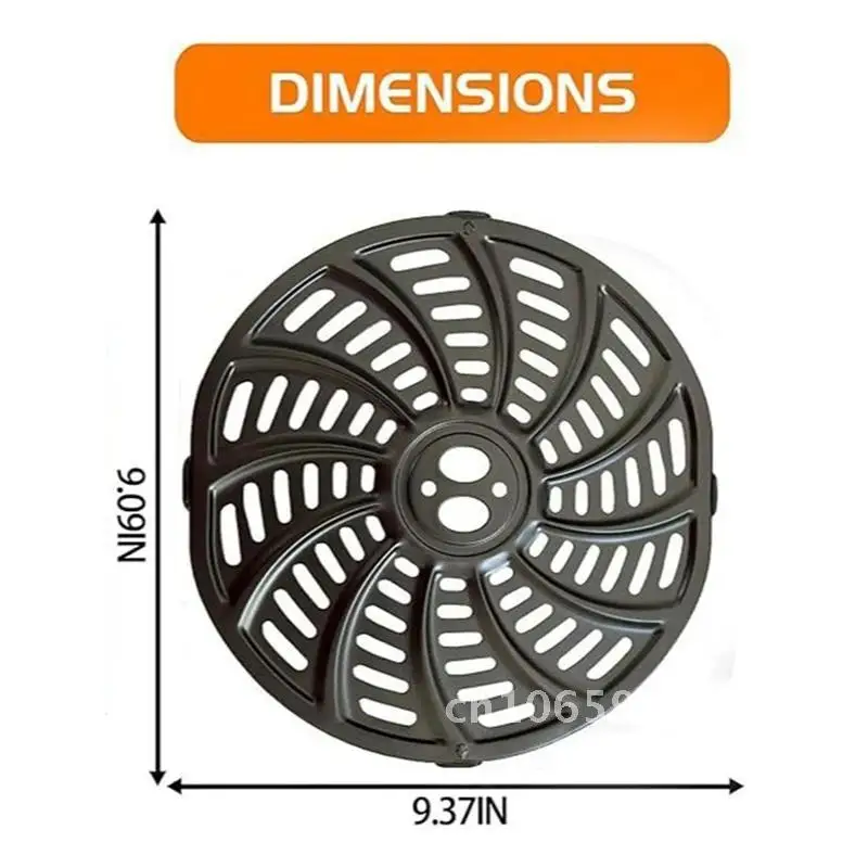 Ersatz-Zubehör Für Gourmia 5QT Luftfritteuse – Grillplatte, Tablett, Antihaftbeschichtet, 22,6 X 21,6 Cm