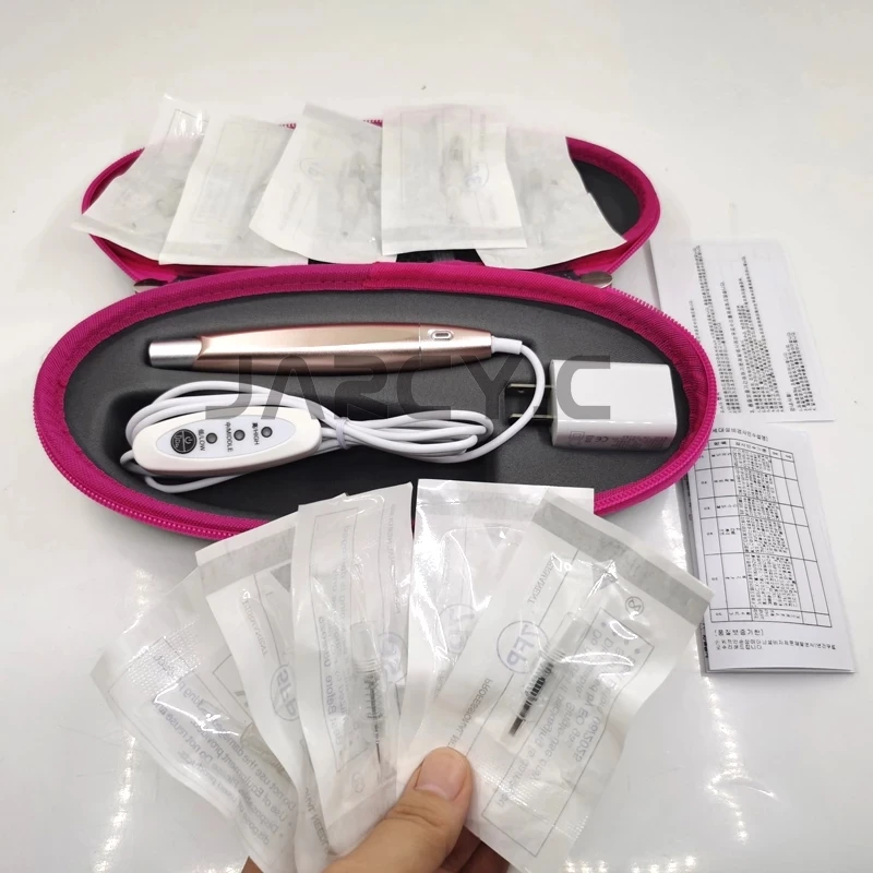 Tattoo Pen Dermografo Charme Princess Tattoo Pen Machine Dermografo Universa Semi Permanent Makeup Pen For Eyebrow Lip Eyeliner With Needle