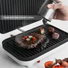 EU New Portable Mini Easy to Clean Breakfast Maker Stainless steel Electric Frying Machine Sandwich Steak Maker For Household 6