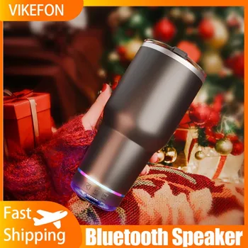 Portable 30oz Thermos Cup Wireless Bluetooth Speaker Stereo Sound Music Reusable Stainless Steel Water Bottle with Bottle Opener 1