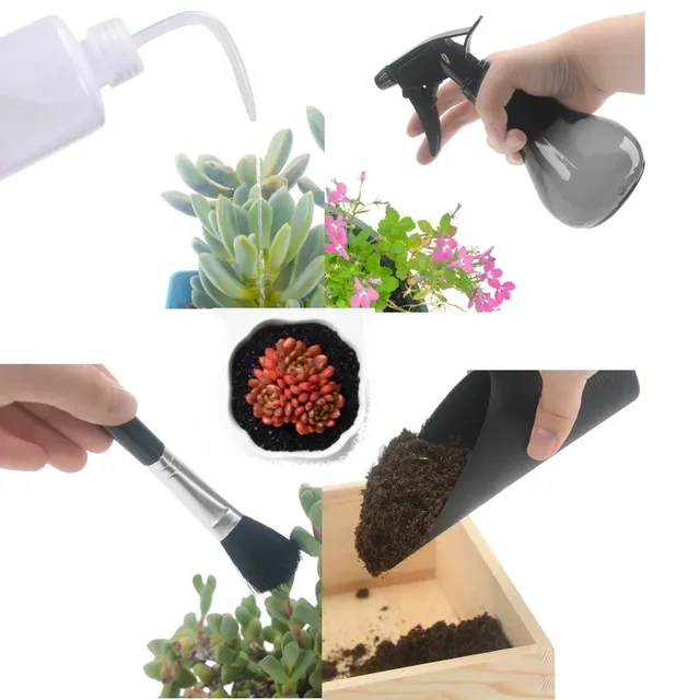 Mini Palánták Kerti Szerszámok Készlet Ültetvényes Zamatos Növények Metsző Beltéri Bonsai Miniatűr Transzplantációs Szerszám - Image 4
