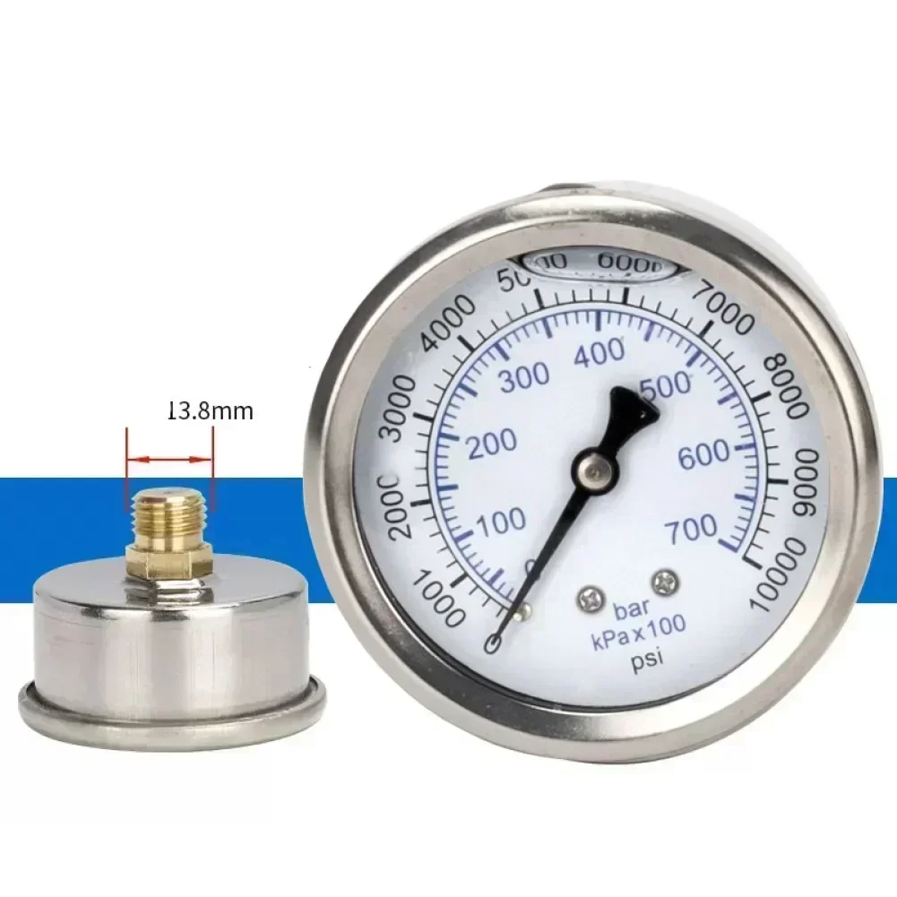 High-Precision Dual Dial Pressure Washer Gauge