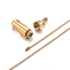 Women Men Necklaces Stainless Steel Glass Collect Sand Flower Open Bottle Memorial Pendant Necklace Cremation Urn Jewelry 5
