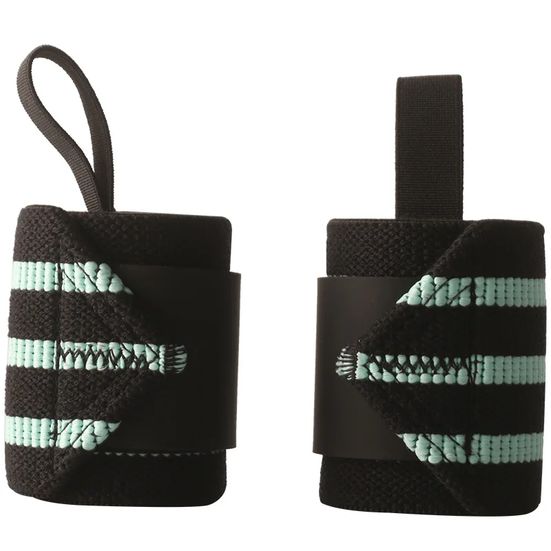 Soft Wrist Wraps for Weightlifting,Wrist Support with Heavy Duty Thumb Loop,Weightlifter's Straps Lifting for Men Women,55cm