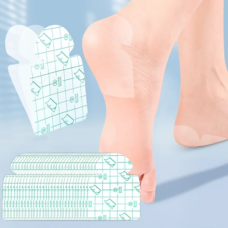 보이지 않는 방습 힐 패드, 깔창 및 발 관리 패드, 건조하고 갈라진 피부에 수분을 공급하고 복구하며 발뒤꿈치 건강을 보호합니다