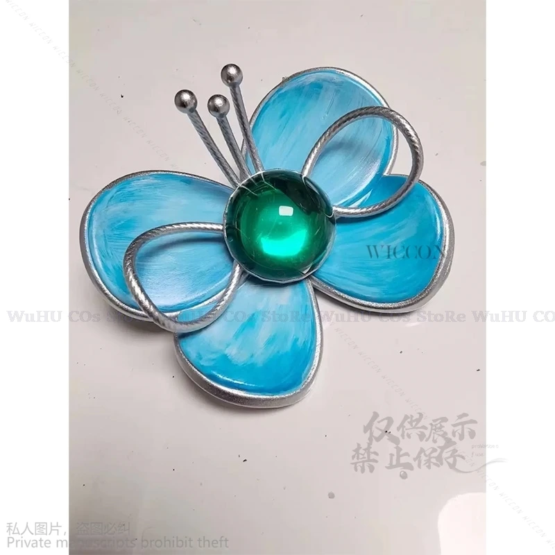 P 코스프레 안토니아 가슴 액세서리, 롤 플레잉 브로치, 나비 3D 인쇄, 코스튬 소품, 애니메이션 거짓말, P 안토니아 브로치