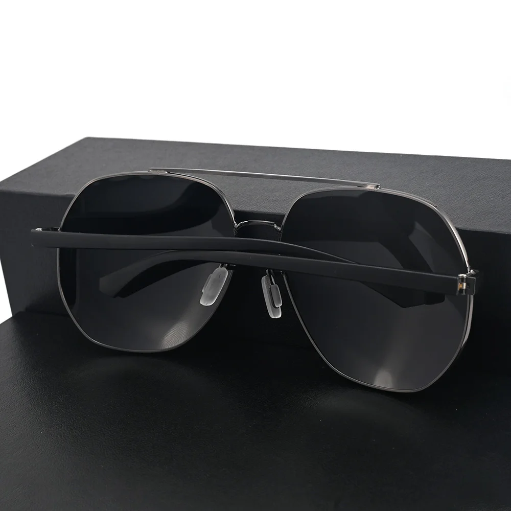 Vazrobe 160 mm übergroße polarisierte Sonnenbrille, männliche photochrome Sonnenbrille für Männer, große große Transistionslinse, Chamäleon, Schwarz – Detail 7