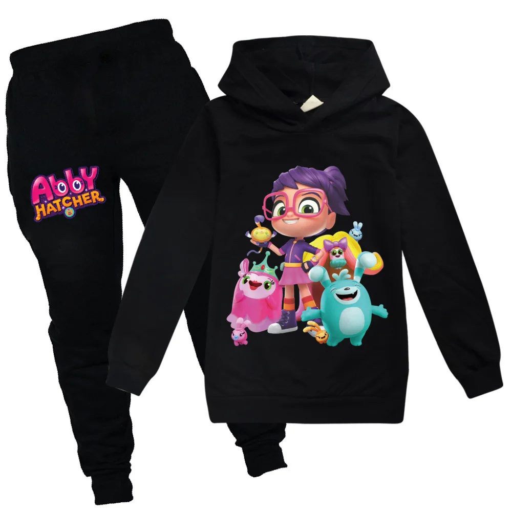 

Abby Hatcher Kids Hoodies Sets for Boys Toddler Baby Clothing School Outfit Cartoon HOODY Children Clothes Girl Sport Suit Fall