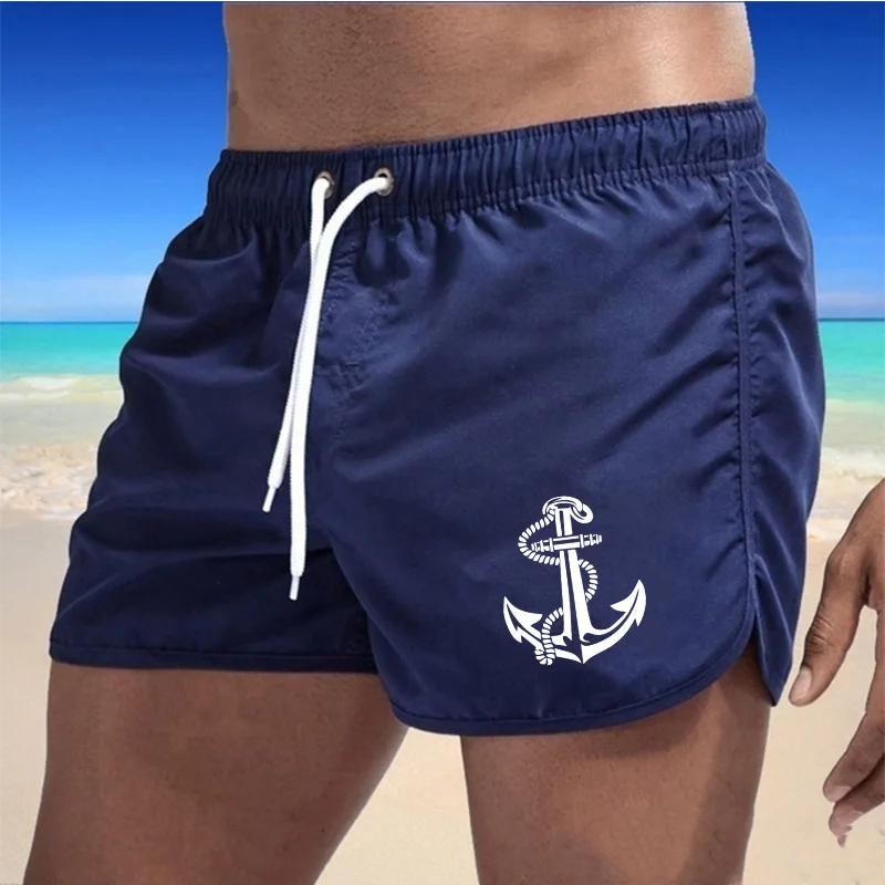 Trending Pocket Swimwear Man Summer Printed Shorts GYM Short Pants Men Fitness Casual Cool Pants Male Joggering Beach Short 2