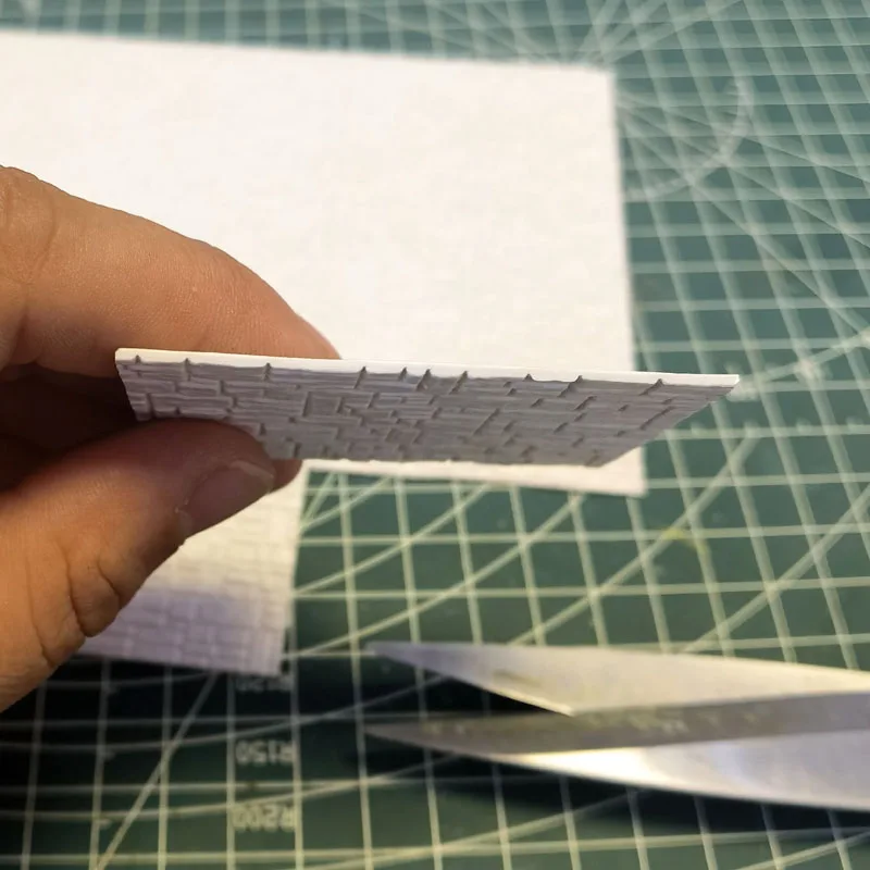 Shrub Strips Model Simulated Tree Model Model Railway Road Tape 28cm*14cm Simulation Wall Model Material