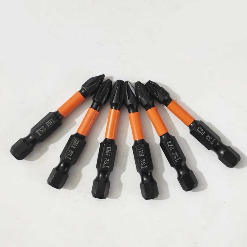 1 stücke Schlagschrauber Bit Set PH1 PH2 PH3 PHZ1 PZ2 PZ3 Magnetische Charge Kopf Elektrische Schraubendreher 1/4 Zoll Hex legierung Stahl Schraube – Detail 6