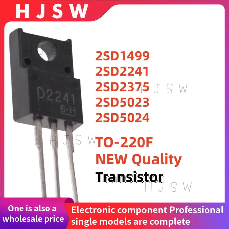 10PCS High-Quality TO-220F Transistors