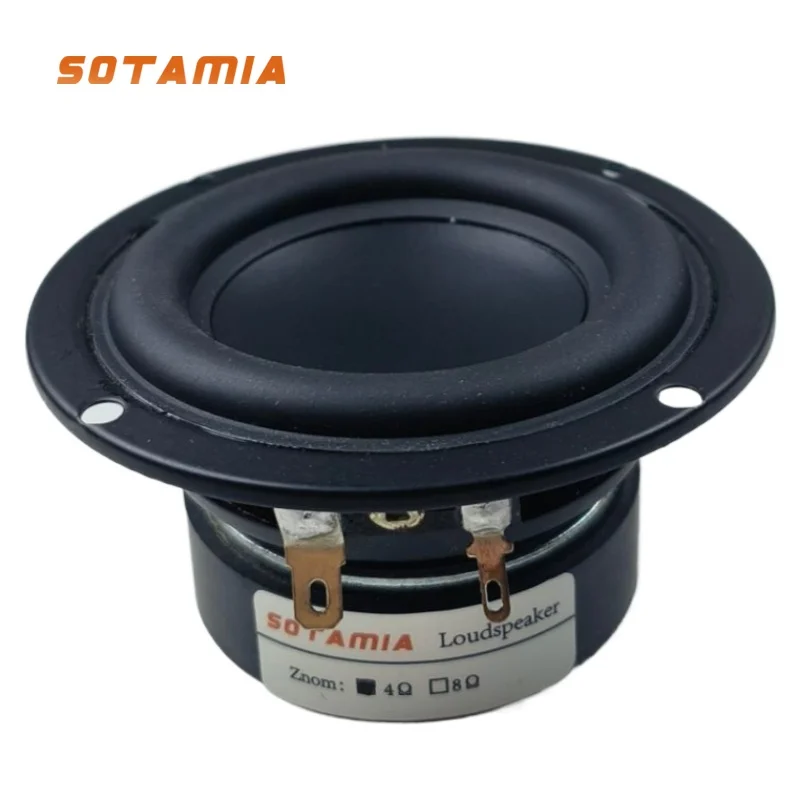SOTAMIA 1Pcs 3 Inch Midrange Woofer Speaker Audio 4 Ohm 15W Waterproof Bluetooth Speaker DIY Soundbar HIFI Music Loudspeaker