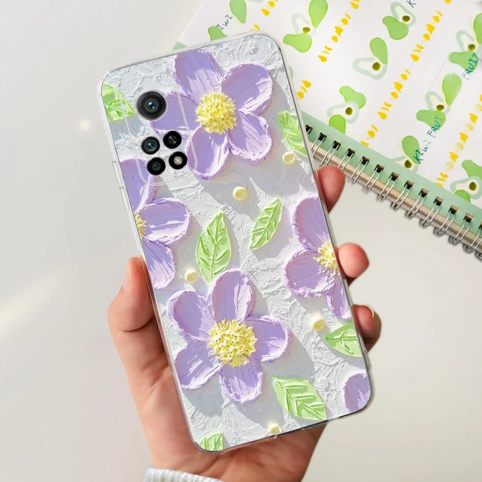 Fashion Marble Transparent Silicone Phone Case with Soft Bumper