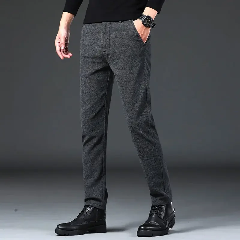 

Брюки мужские прямые повседневные, Осень-зима 2023