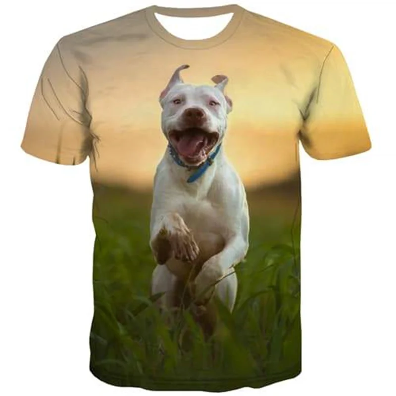 

Cute Pug Dog 3d Print T-shirt For Men Round Neck Short Sleeve Animal Pets Graphic T Shirts Summer Street Tees Kids Clothing