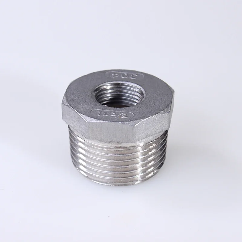 Reducer Bushing Male x Female 1/8" 1/4" 1/2" 3/4" 1" 1-1/4" 1-1/2" BSP Threaded Stainless Steel SS 304 Pipe Fitting