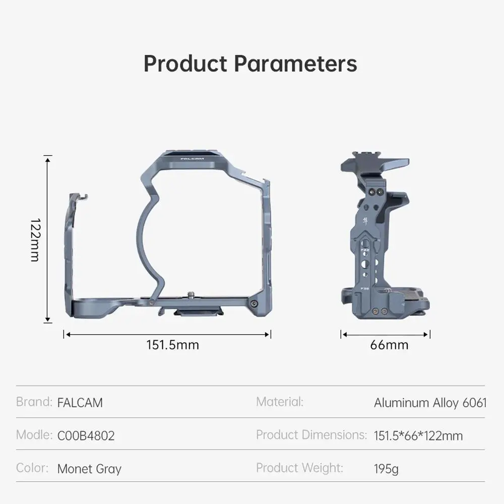 FALCAM F22&F38&F50 C00B4802 Quick Release Camera Cage(FOR R5II)
