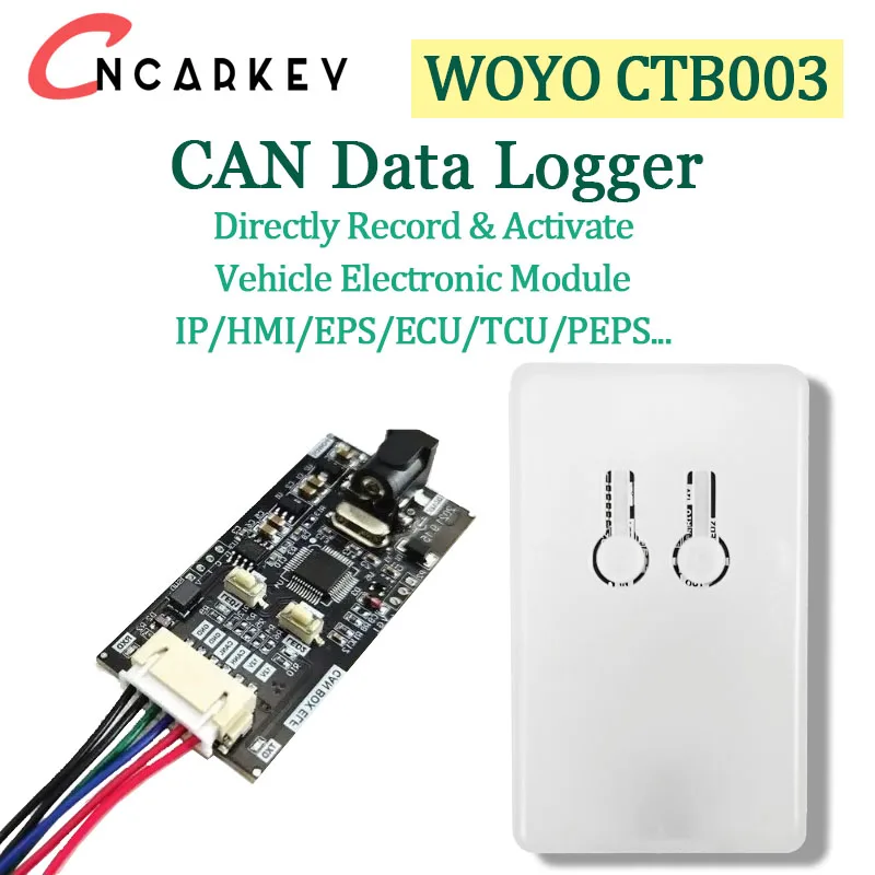 WOYO CTB003 CAN-модуль, регистратор данных шины для всех автомобилей CAN-шины, модуль передачи данных, автомобильный диагностический инструмент для EPS/IP/HMI...