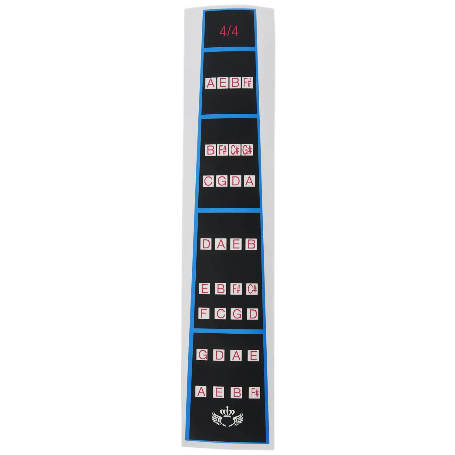 

Violin Finger Guide /Fingerboard Sticker Fret guide Label Finger Chart For Si
