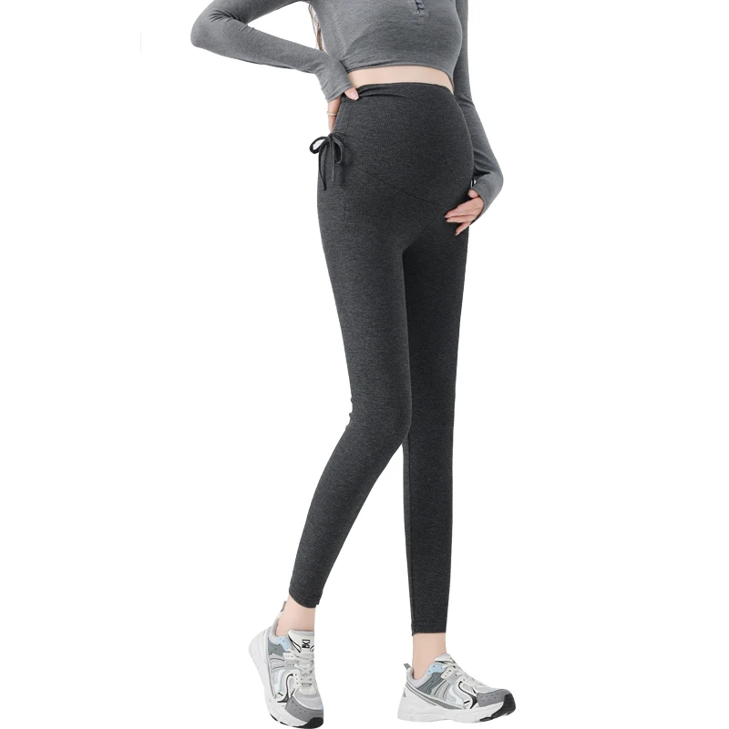V73098# Pregnancy Pants Spring Autumn Outerwear Yoga Maternity Leggings Maternity Trousers