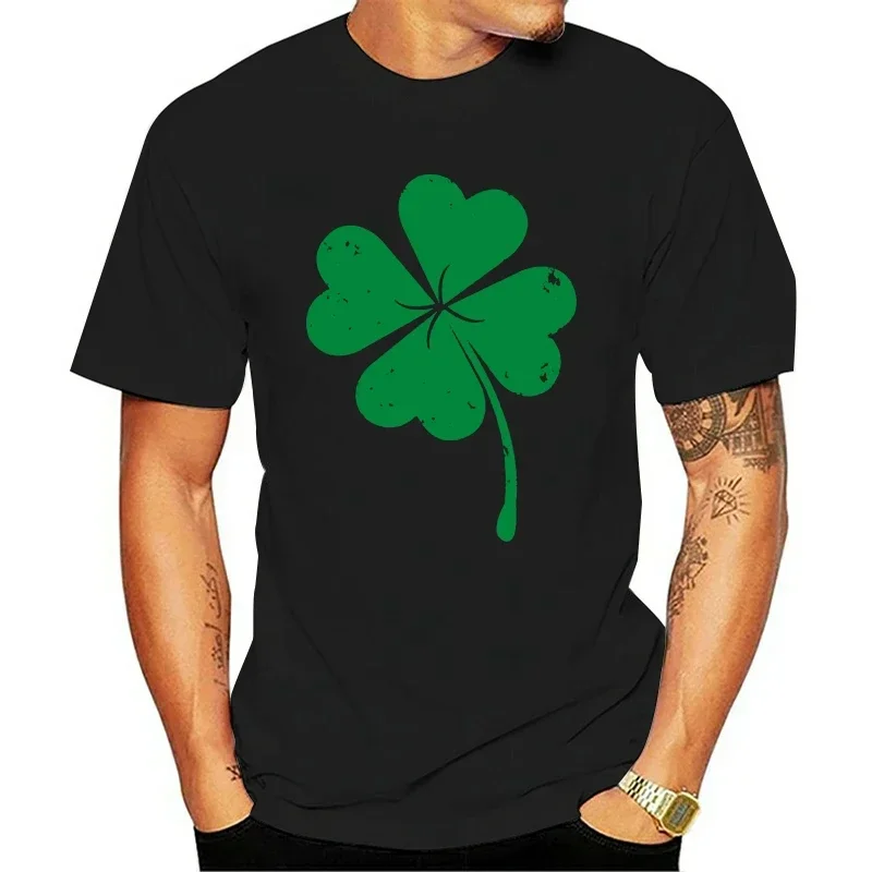 

Irish Shamrock Saint Patrick Day Ireland Clover T-Shirt Gift Idea Fashion Classic Style Shirt Unisex Tee