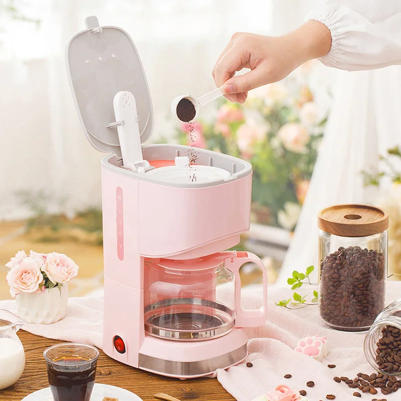 Household Coffee Machine American Drip Type Mini Coffee Maker Machine Heat Preservation