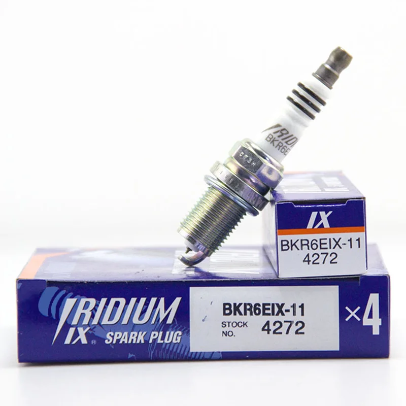 Spark Plug 4/6pcs BKR6EIX-11 4272 Iridium Spark Plug For Toyota Lexus Mitsubishi Suzuki Mazda Chevy Subaru BKR6EIX11 BKR6EIX11-4272