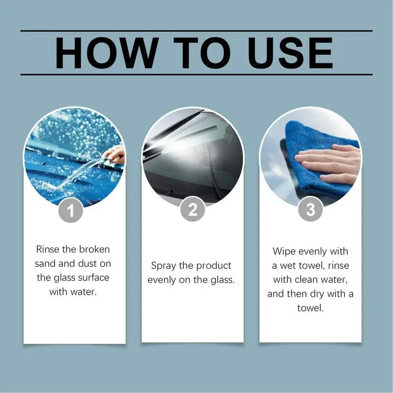 Windshield Coating Agent Renovation Coating Agent Quick Effect Glass Cleaner Scratch Removal Liquid Long-Lasting Paint Restorer