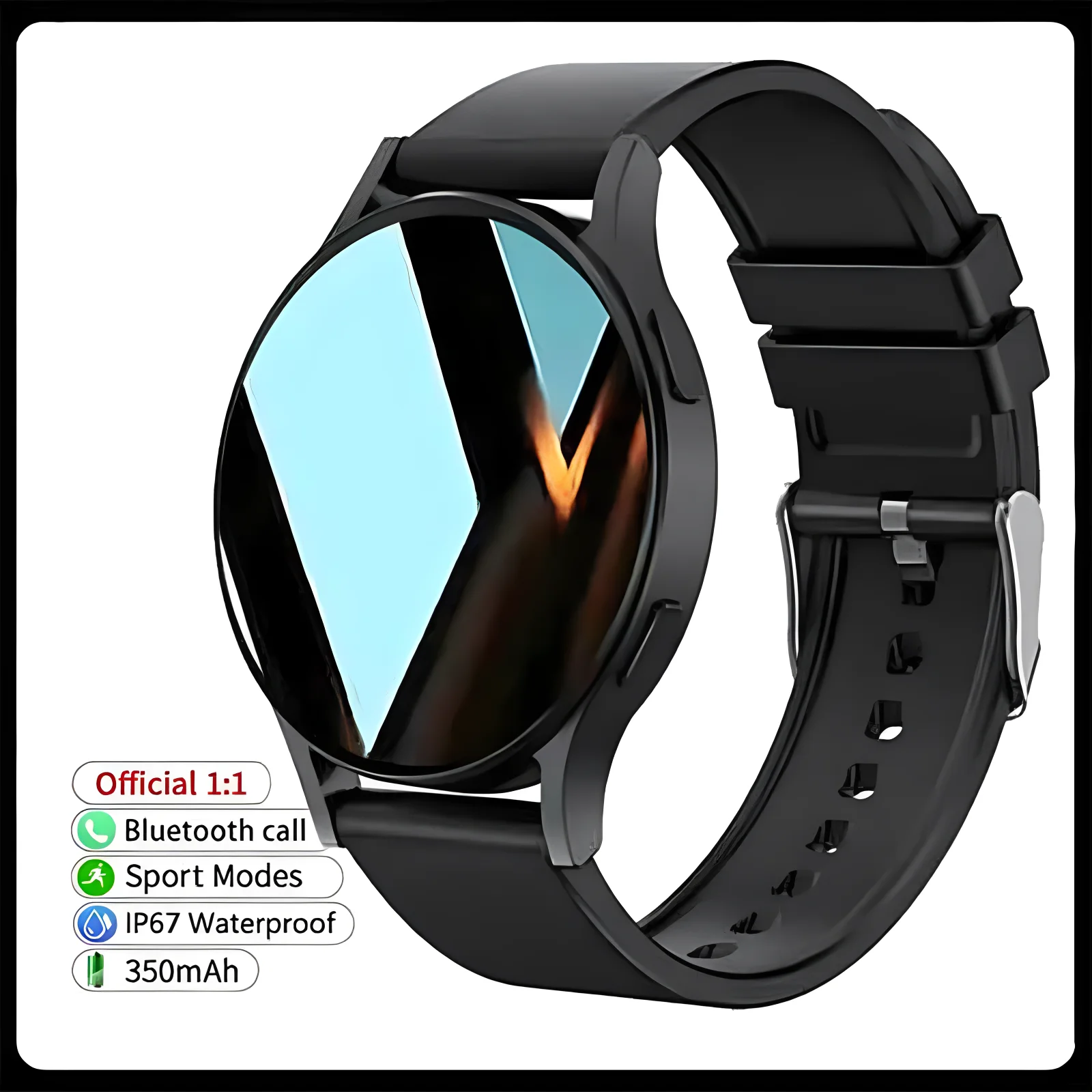 Bluetooth Call Smart Watch Pro 1.39-Inch Custom Dials Music Sports Men Women Watch 6 Health Monitor Smartwatch For Android IOS