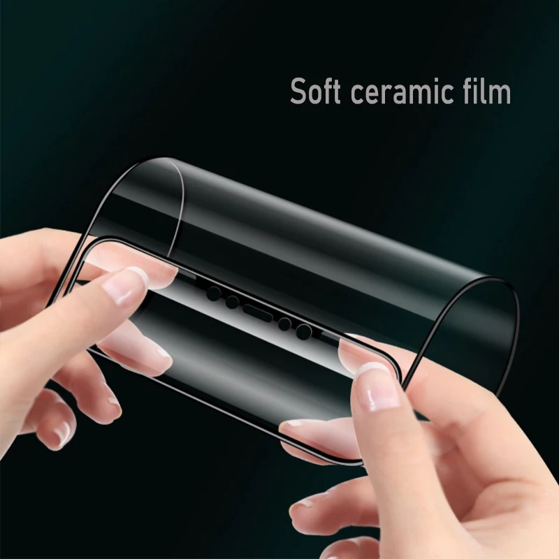 4-Piece Privacy Anti-Peeping Matte Ceramic Screen Protector Set