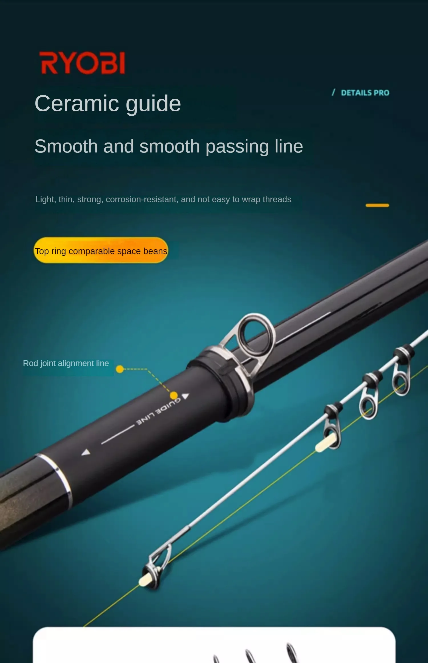 RYOBI LY MS ISO Fishing Rod Rock Surf Telescopic Fishing Rod Boat