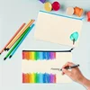 12-Pack Blank Canvas Zipper Pouch Bags, Fabric Pencil & Cosmetic Cases, DIY Craft Travel Pen Cases 6
