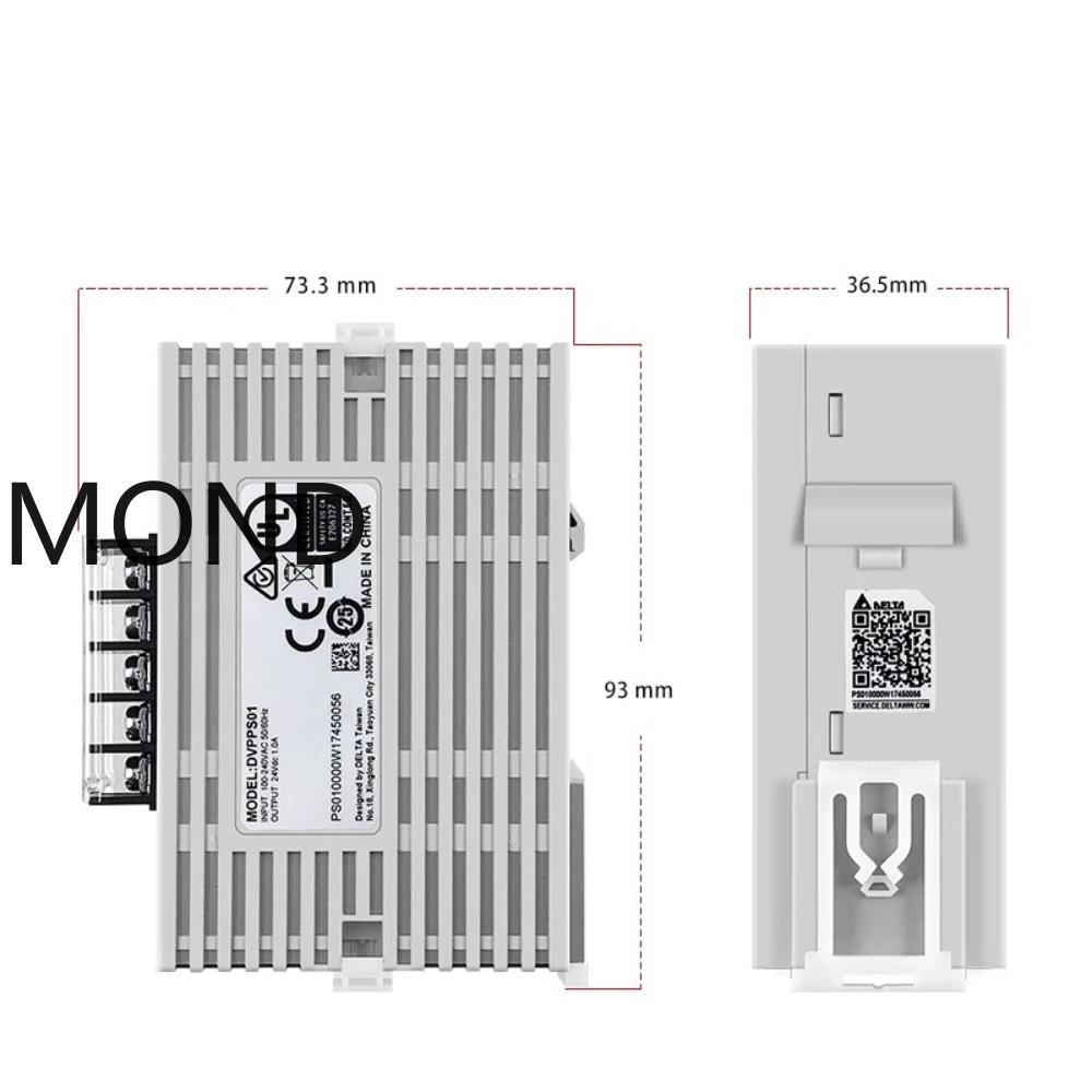 기존 DVPPS01 DVPPS02 DVPPS05 델타 슬림 시리즈 PLC 전원 모듈 DVP-PS01 DVP-PS02 DVP-PS05 신규