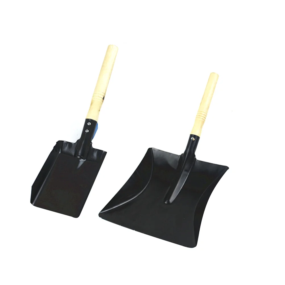 2 PCS Small Iron Gardening Wooden Carbon Steel Child