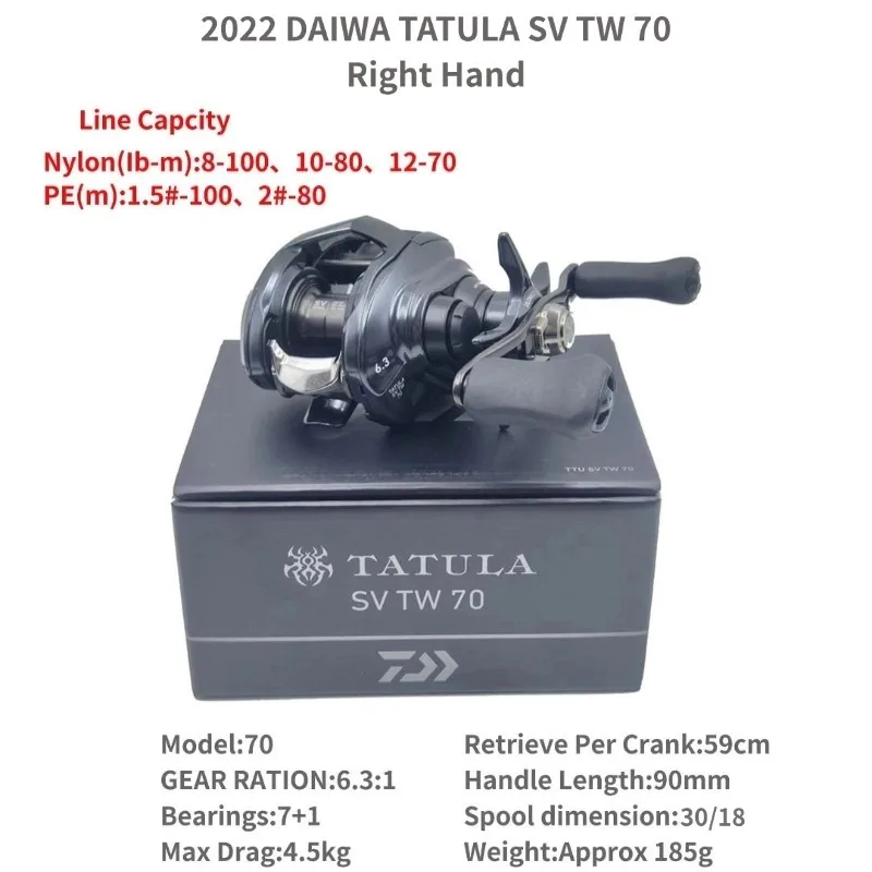 ダイワ タトゥーラ SV TW 6.3:1 ベイトリール DAIWA（釣り） ダイワ タトゥーラ SV TW 6.3L / TATULA ベイト